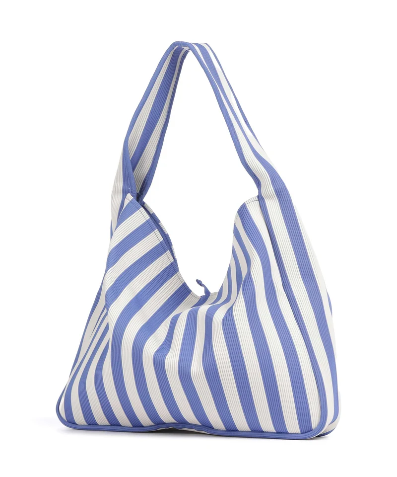 Marimekko Knitted Merirosvo Beuteltasche blue/off white