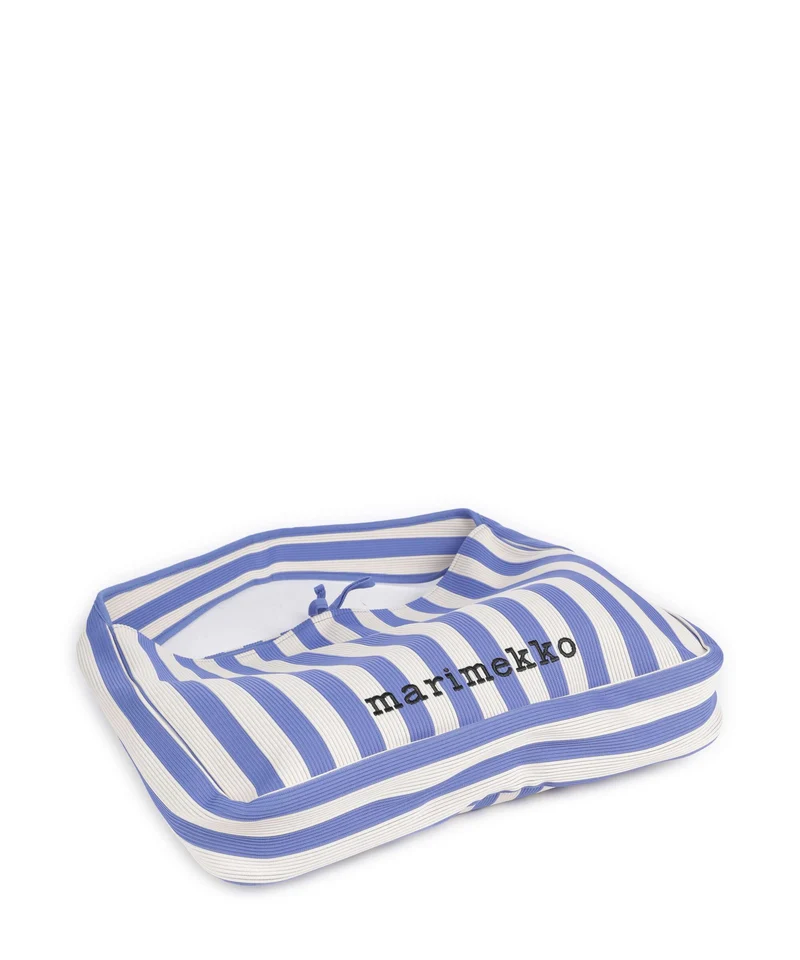 Marimekko Knitted Merirosvo Beuteltasche blue/off white