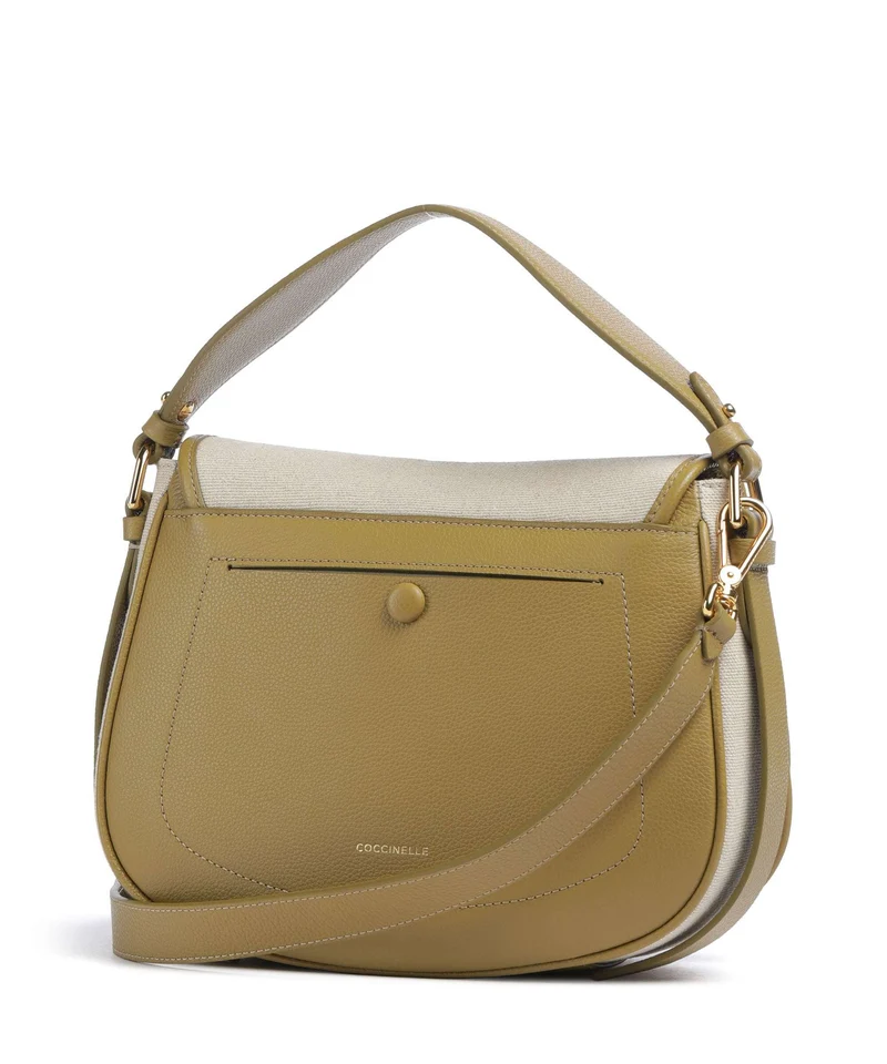 Coccinelle Mavery Canvas Handtasche natural/seagrass