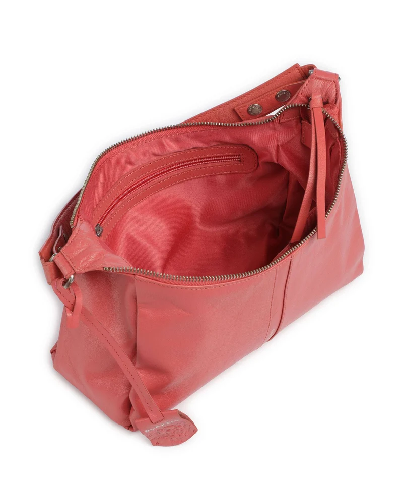 Burkely Nalan Schultertasche coral