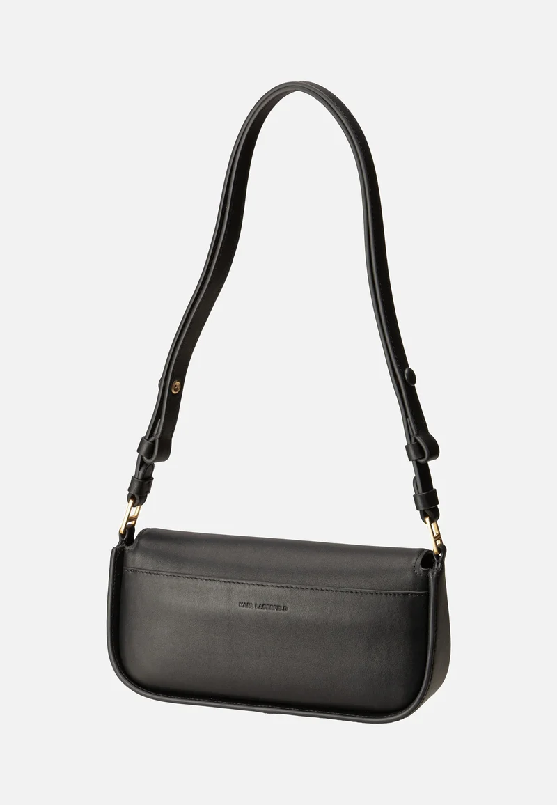 K/Signature Crossbody Black-Vibration Gold - Abendtasche