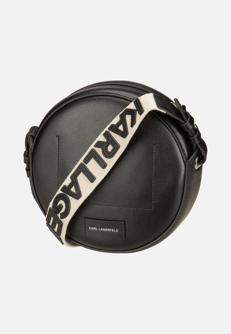 K/Circle Round CB Perforated Black - Crossbody Bag