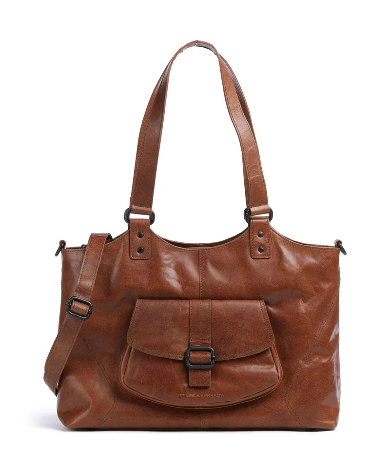 Spikes & Sparrow Bronco Kalynn Shopper brandy