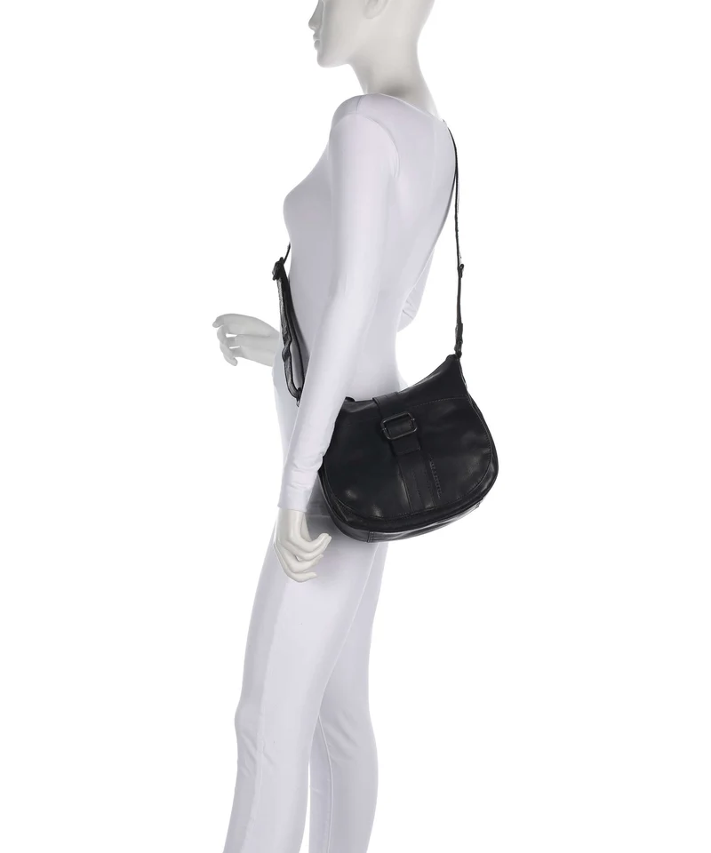 Spikes & Sparrow Bronco Donnella Umhängetasche black
