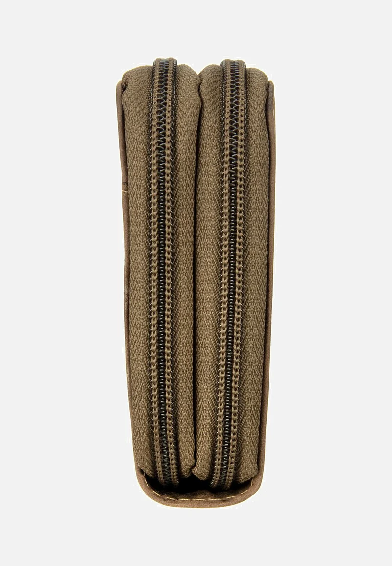 Vintage Leder Sattelbraun - Portemonnaie