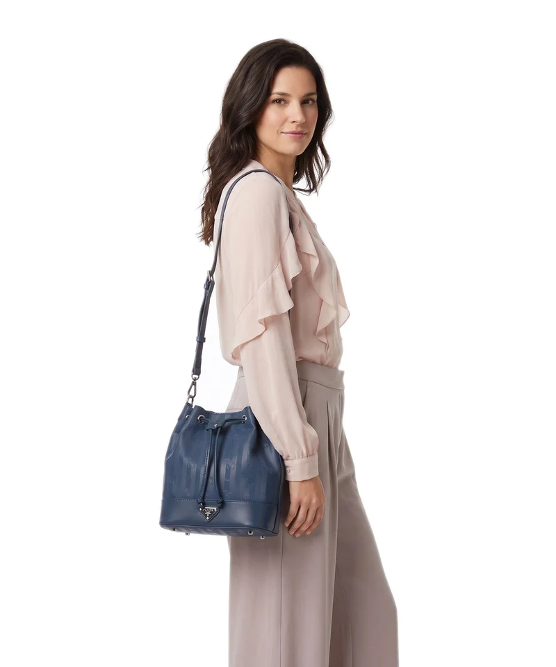 Maison Mollerus Vinerus Sion Bucket Handtasche deep blau