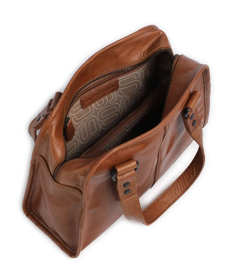 Spikes & Sparrow Bronco Danine Handtasche brandy