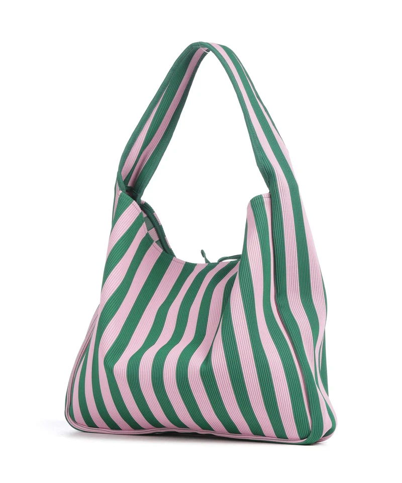 Marimekko Knitted Merirosvo Beuteltasche pink/dark green