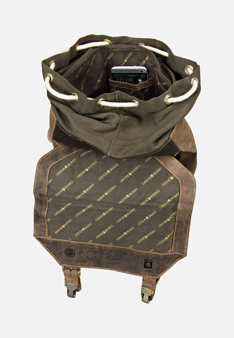Vintage Retro Sattelbraun - Rucksack