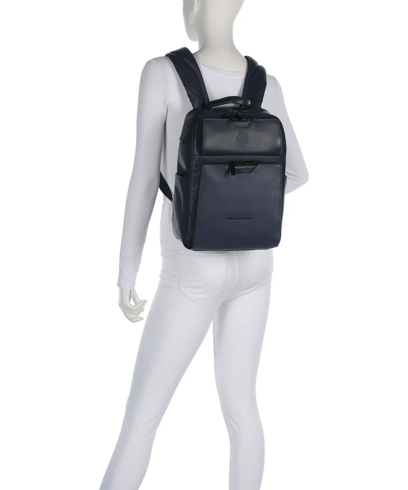 Piquadro Ael Laptop-Rucksack blue