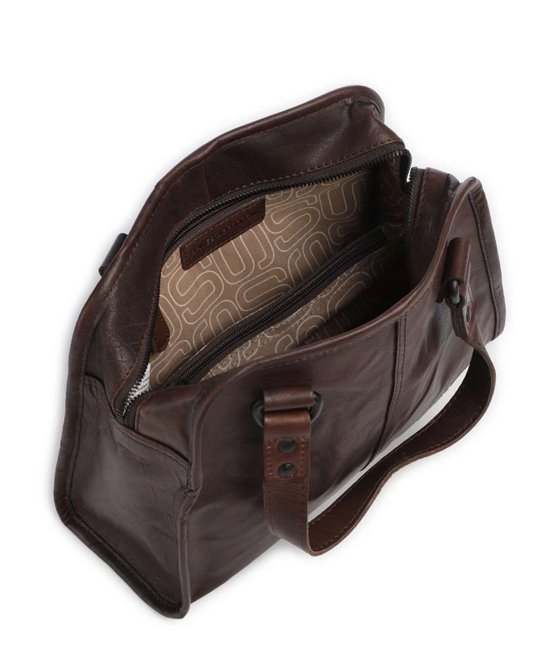 Spikes & Sparrow Bronco Danine Handtasche dark brown