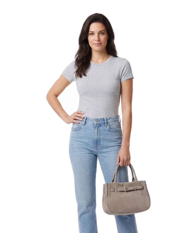 Abro Suede Jill Handtasche siena