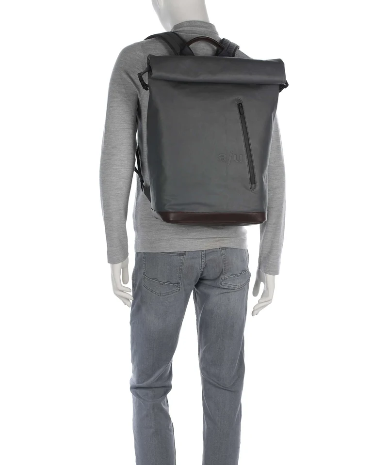 Aunts & Uncles Japan Matsuyama Rolltop Rucksack pewter