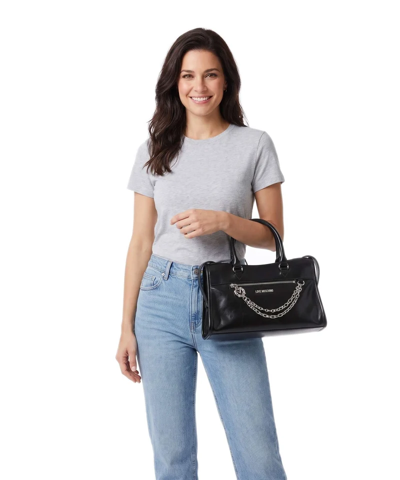 Love Moschino Urban Chains Handtasche black/black