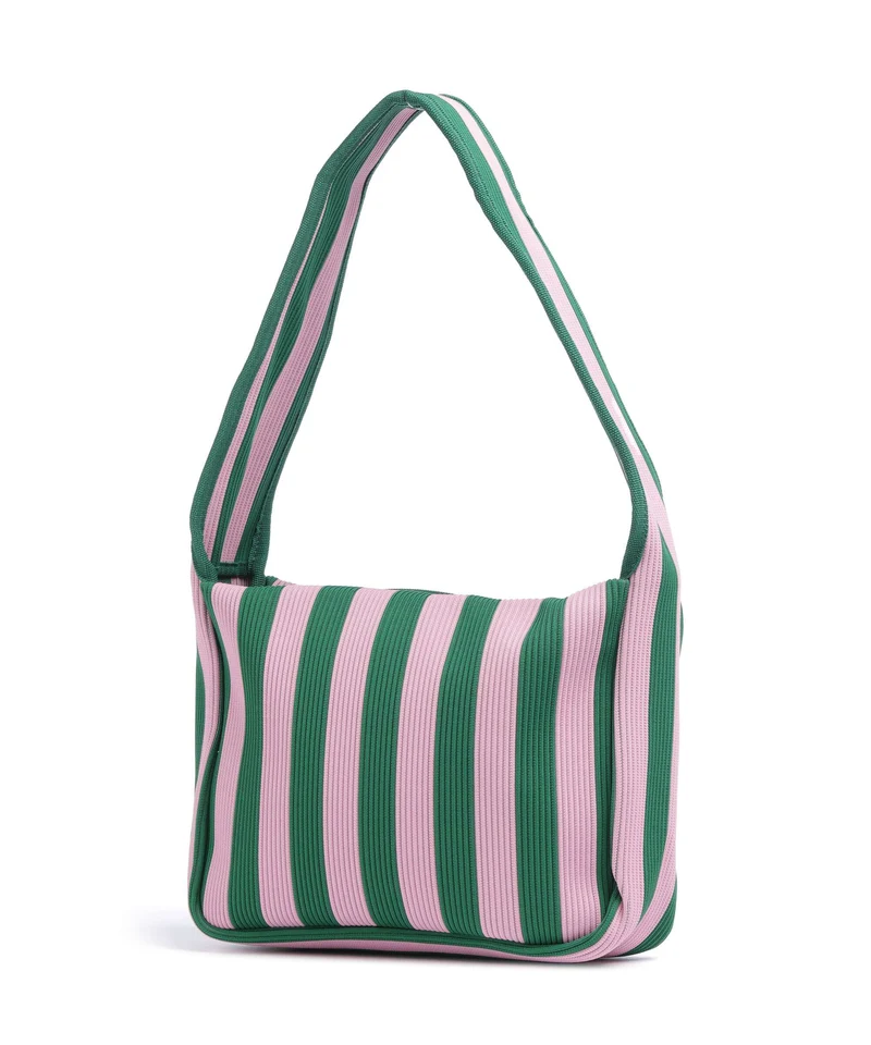 Marimekko Knitted Merirosvo Schultertasche pink/dark green
