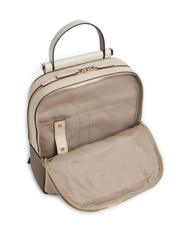 Piquadro Circle Rucksack beige/cuoio