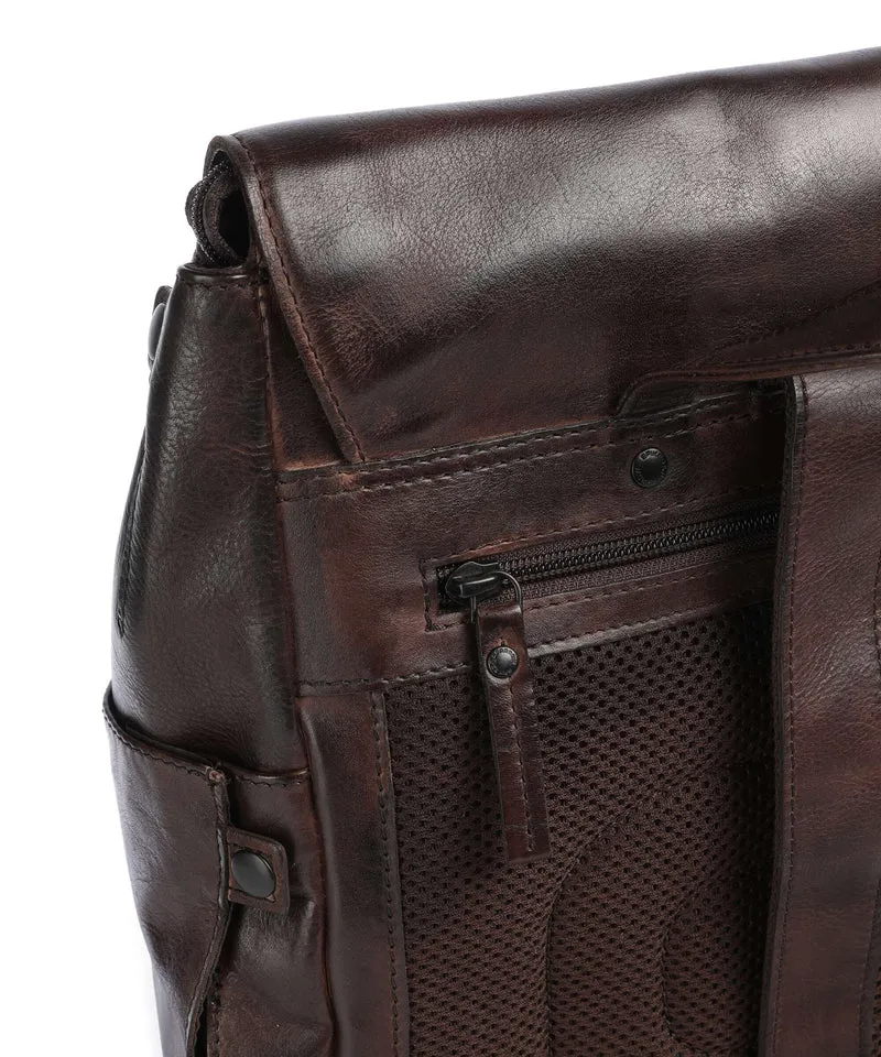 Spikes & Sparrow Apache Ted Laptop-Rucksack dark brown