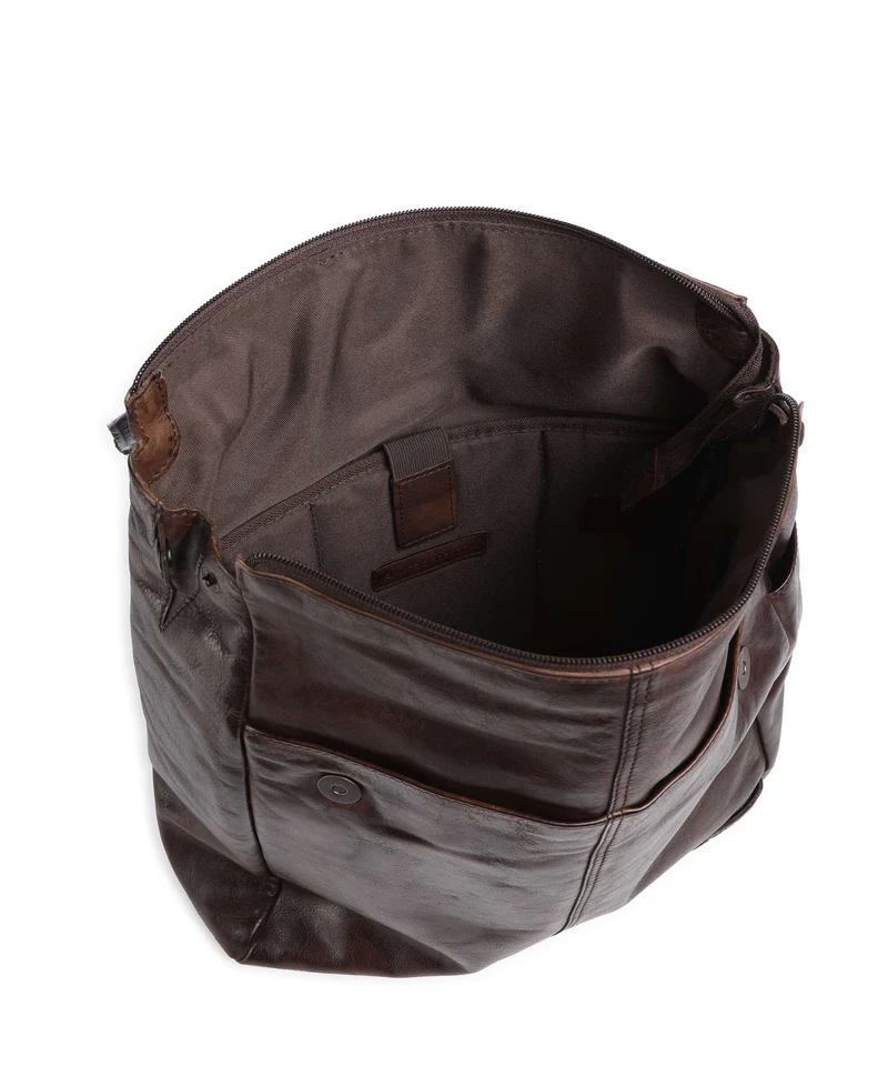 Spikes & Sparrow Apache Ted Laptop-Rucksack dark brown