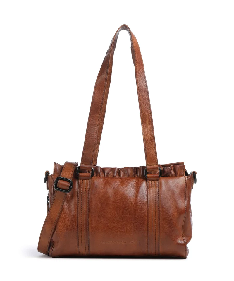Spikes & Sparrow Apache Janetta Schultertasche brandy