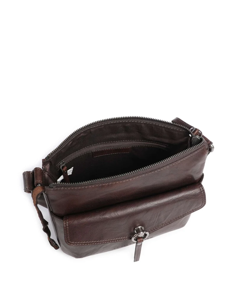 Spikes & Sparrow Bronco Jinthe Umhängetasche dark brown