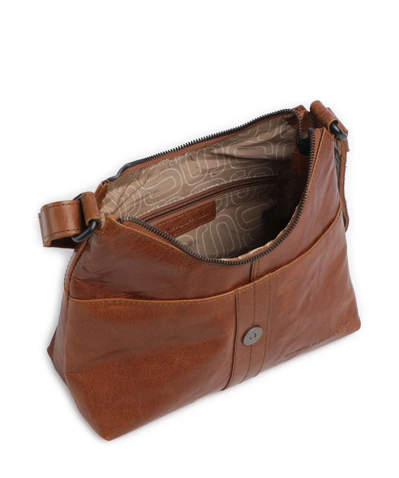 Spikes & Sparrow Bronco Ellesse Umhängetasche brandy