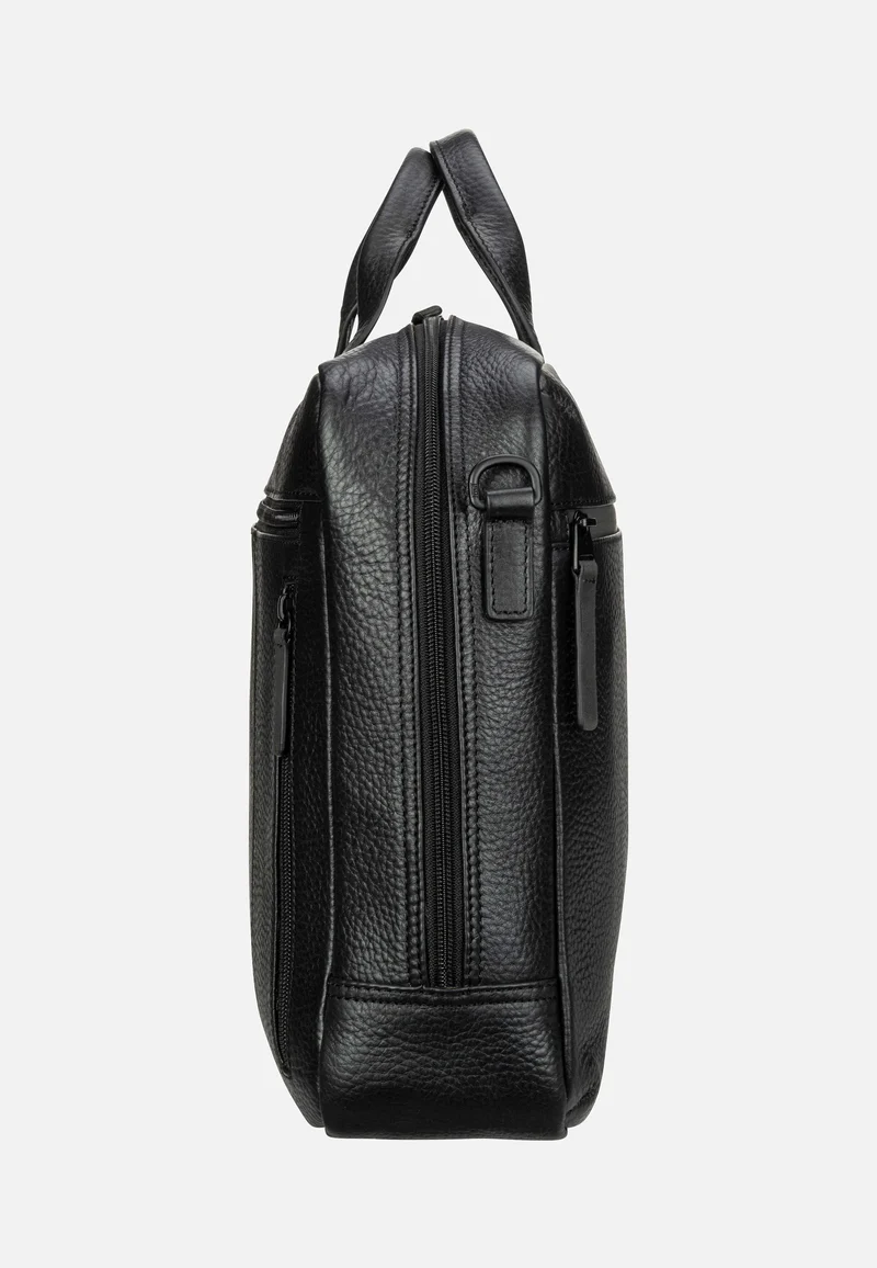 Stockholm Business Bag M 1 Comp Black - Aktentasche