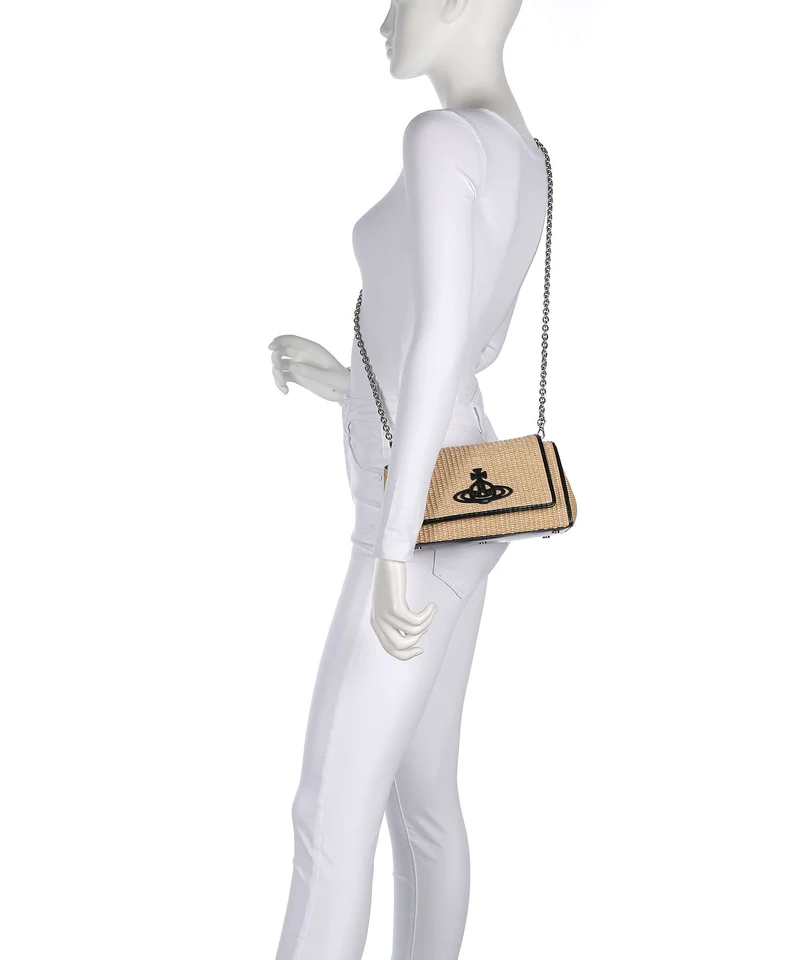 Vivienne Westwood Hazel Medium Schultertasche natural