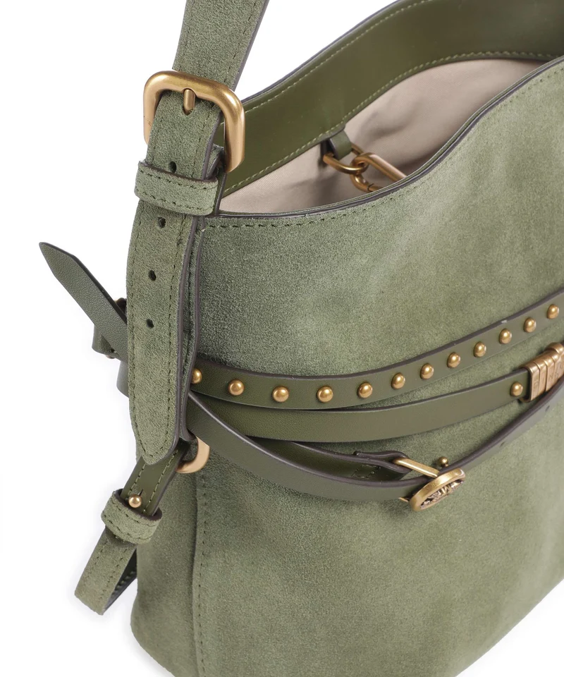 Pinko Belt Mini Bucket Handtasche oliva capulet/antique gold