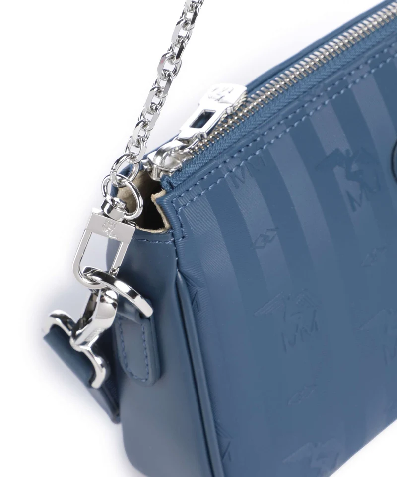 Maison Mollerus Vinerus Zell Schultertasche deep blau