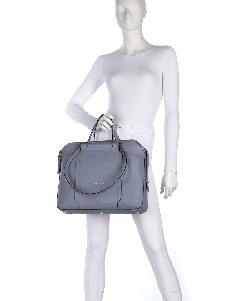 Piquadro W92T Shopper light blue