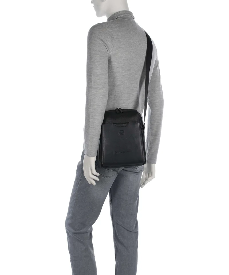 Piquadro Ael Umhängetasche black