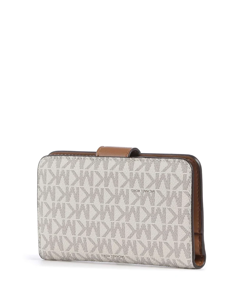 Michael Kors MK Pop Charm Medium Geldbörse vanilla/acrn