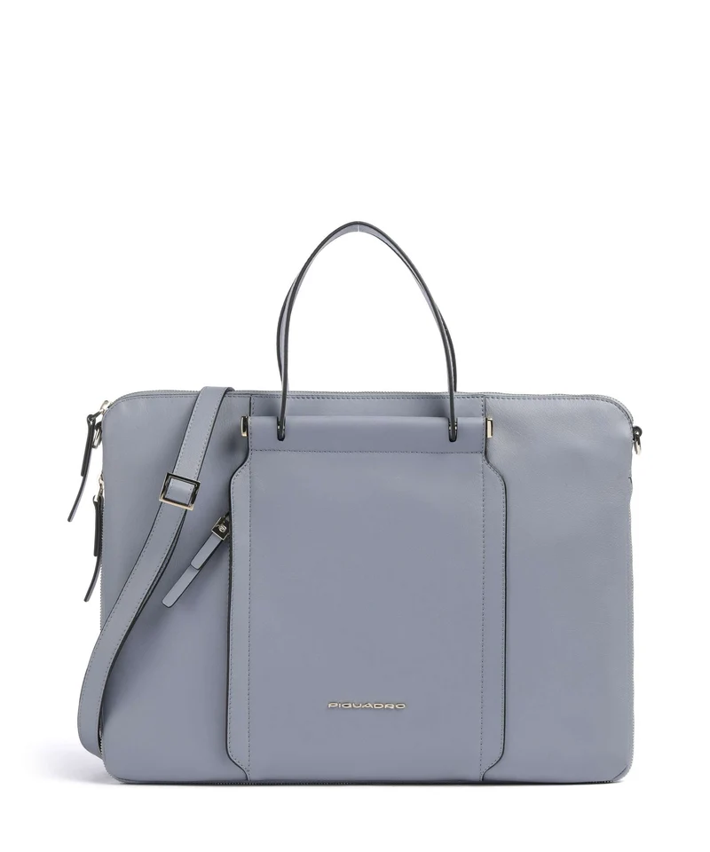 Piquadro W92T Aktentasche light blue