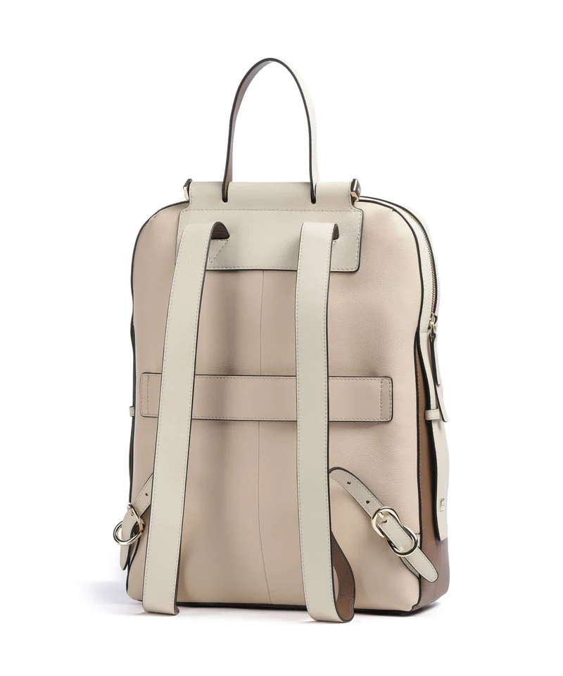 Piquadro Circle Laptop-Rucksack beige/cuoio