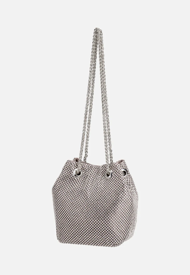 Zalina Pouch 50750 Silver - Abendtasche