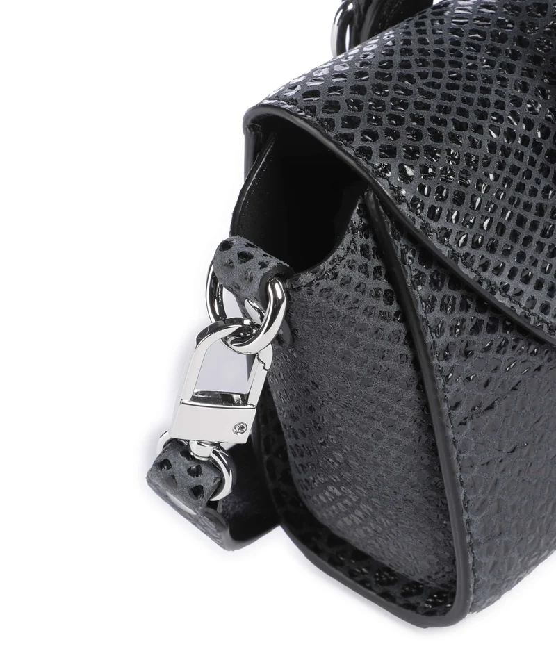 Vivienne Westwood Bettina Snake Effect Mini Handtasche dark grey
