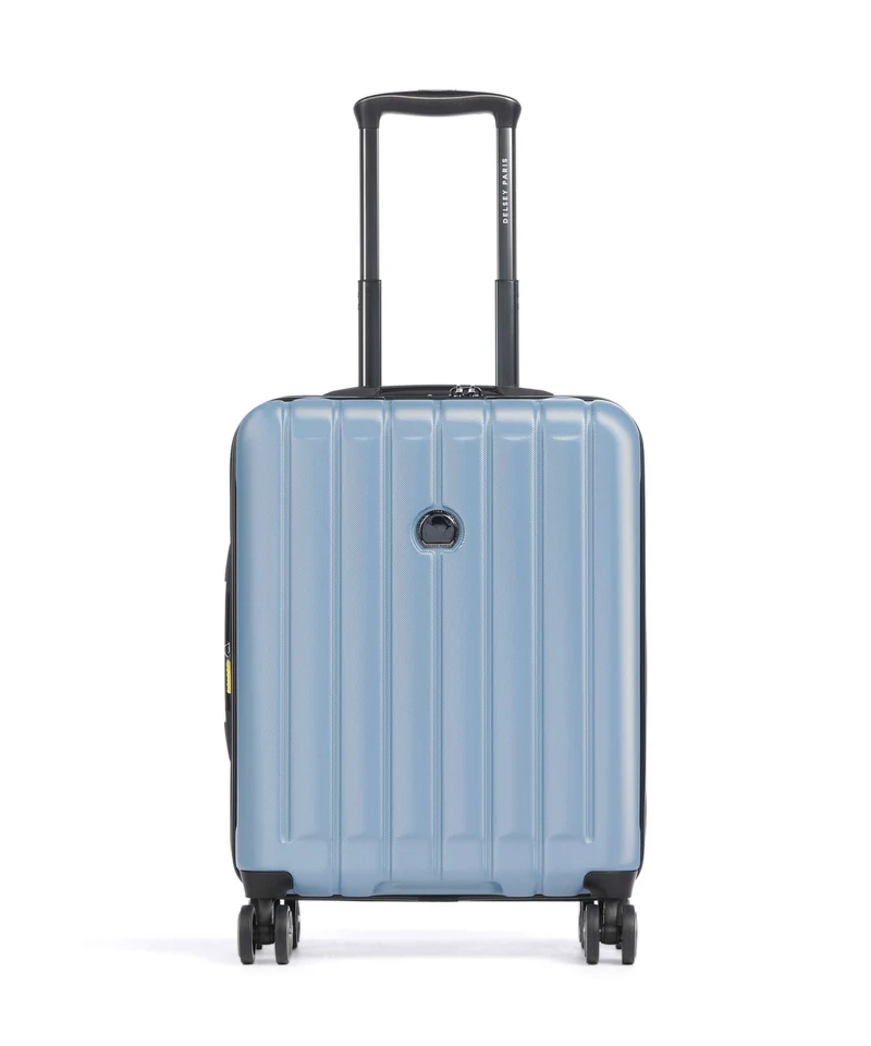 Delsey Paris Longitude Slim 4-Rollen Trolley blue