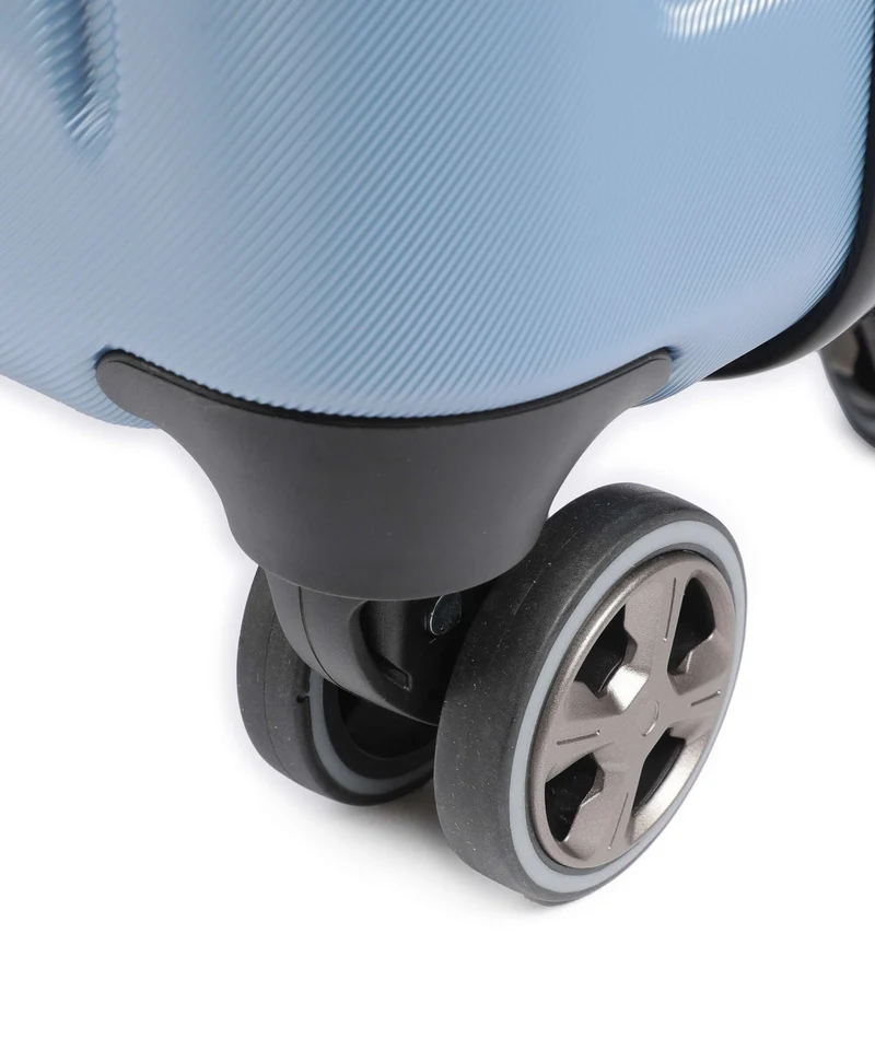 Delsey Paris Longitude Slim 4-Rollen Trolley blue