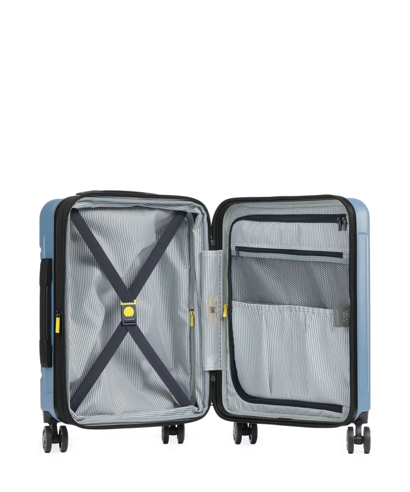 Delsey Paris Longitude Slim 4-Rollen Trolley blue