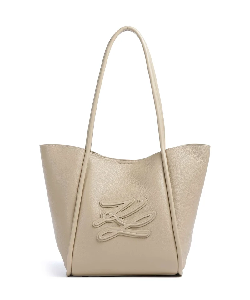 Karl Lagerfeld K/Autograph Medium Shopper safari