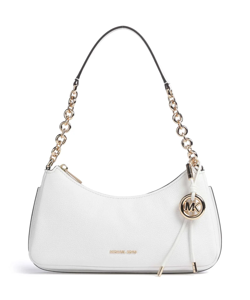 Michael Kors Nolita Medium Schultertasche optic white