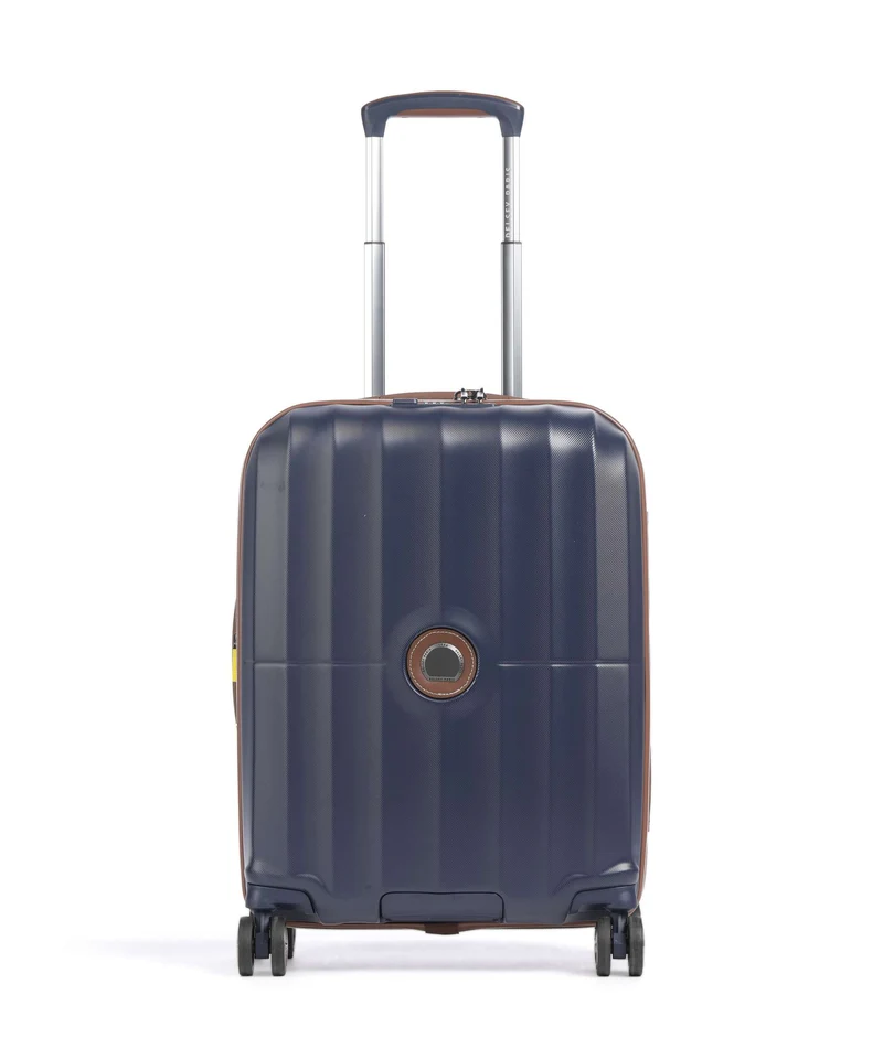 Delsey Paris Carrousel 2 Slim 4-Rollen Trolley blue