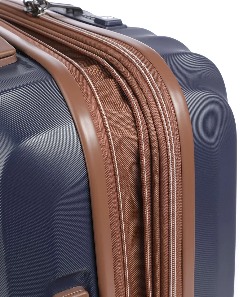 Delsey Paris Carrousel 2 Slim 4-Rollen Trolley blue