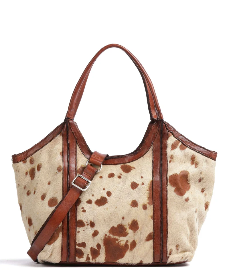 Campomaggi Shopper bianco/beige/cognac