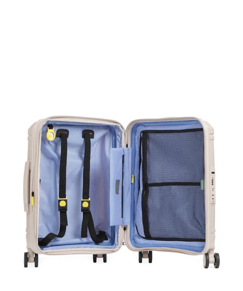Delsey Paris Lutece Slim 4-Rollen Trolley beige