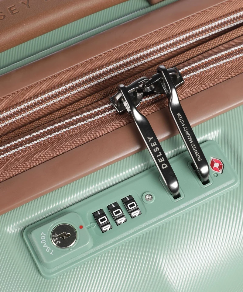 Delsey Paris Carrousel 2 Slim 4-Rollen Trolley sage green