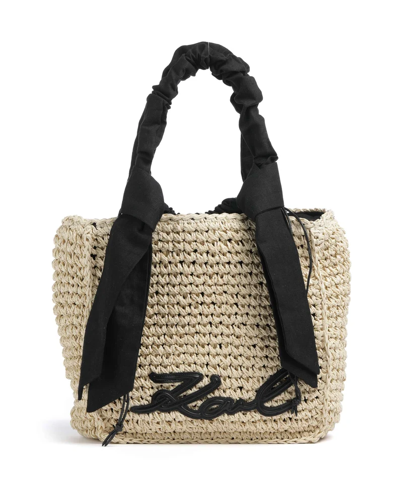 Karl Lagerfeld K/Signature Handtasche natural/black