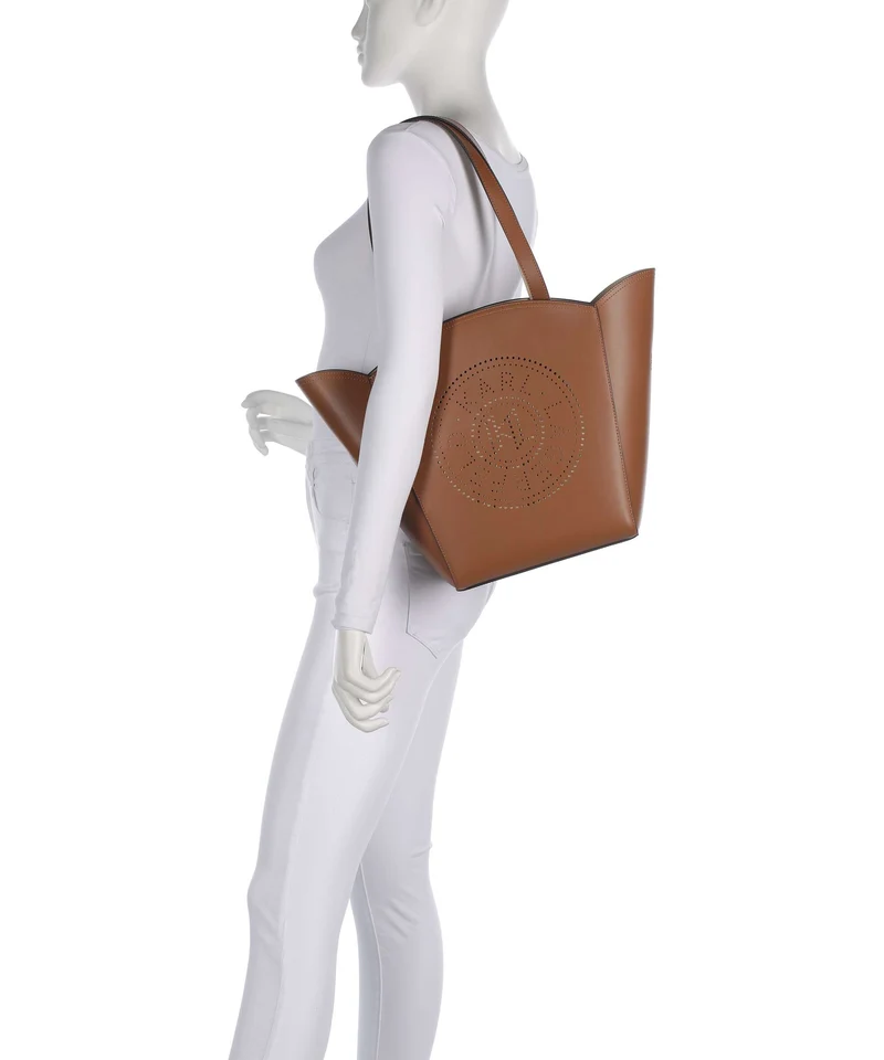 Karl Lagerfeld K/Circle Medium Shopper dark tan