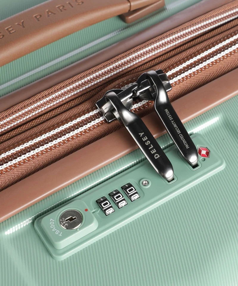 Delsey Paris Carrousel 2 4-Rollen Trolley sage green