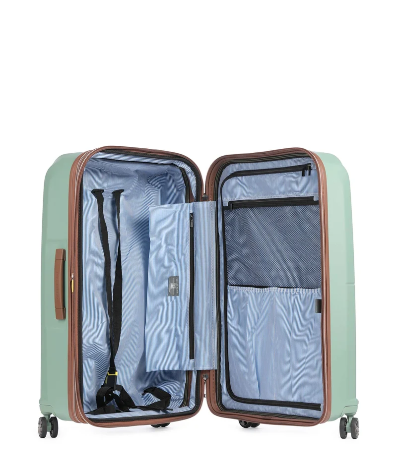 Delsey Paris Carrousel 2 4-Rollen Trolley sage green